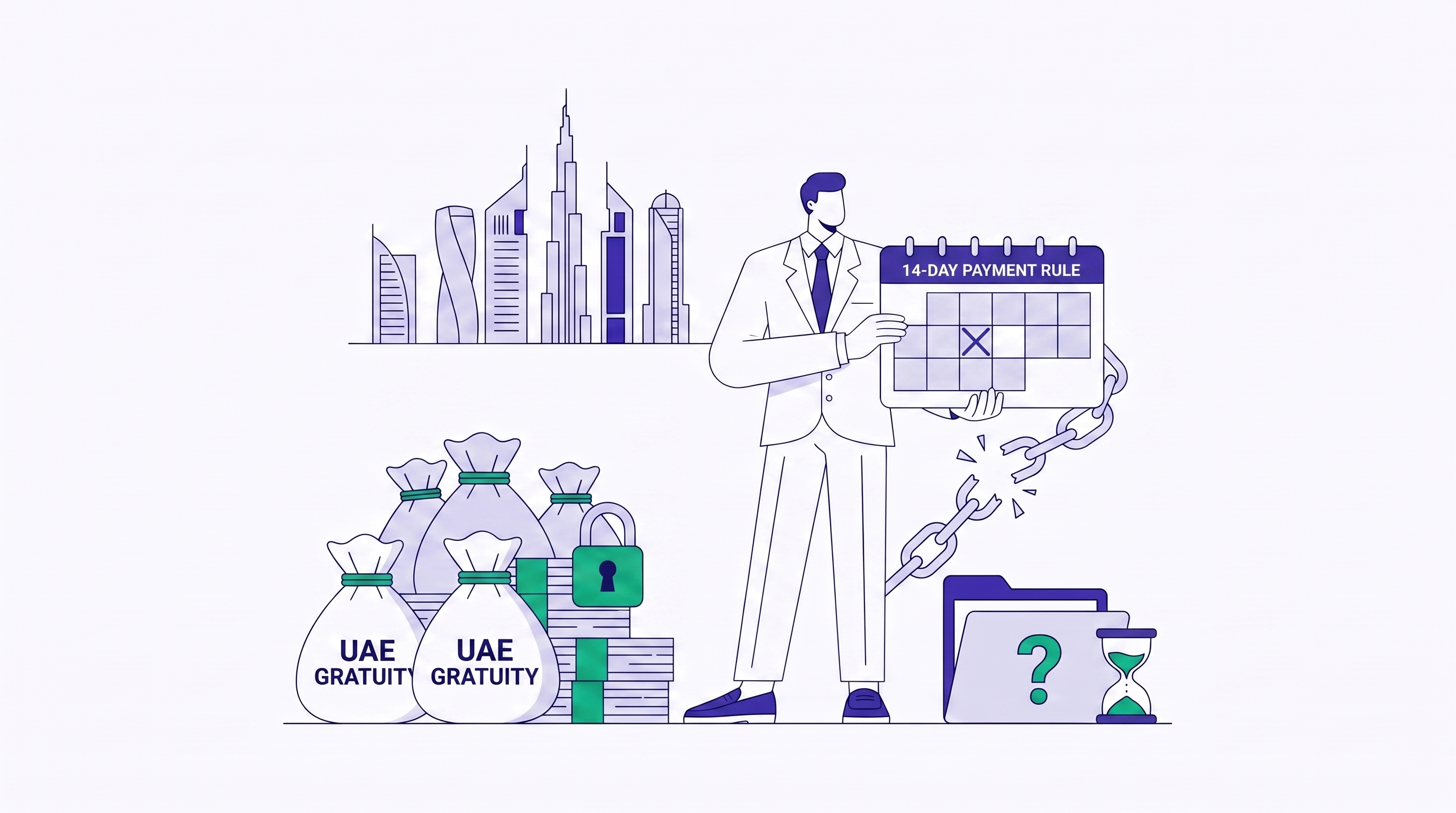 قاعدة الـ14 يوماً لدفع المكافأة وماذا تفعل عند عدم الدفع